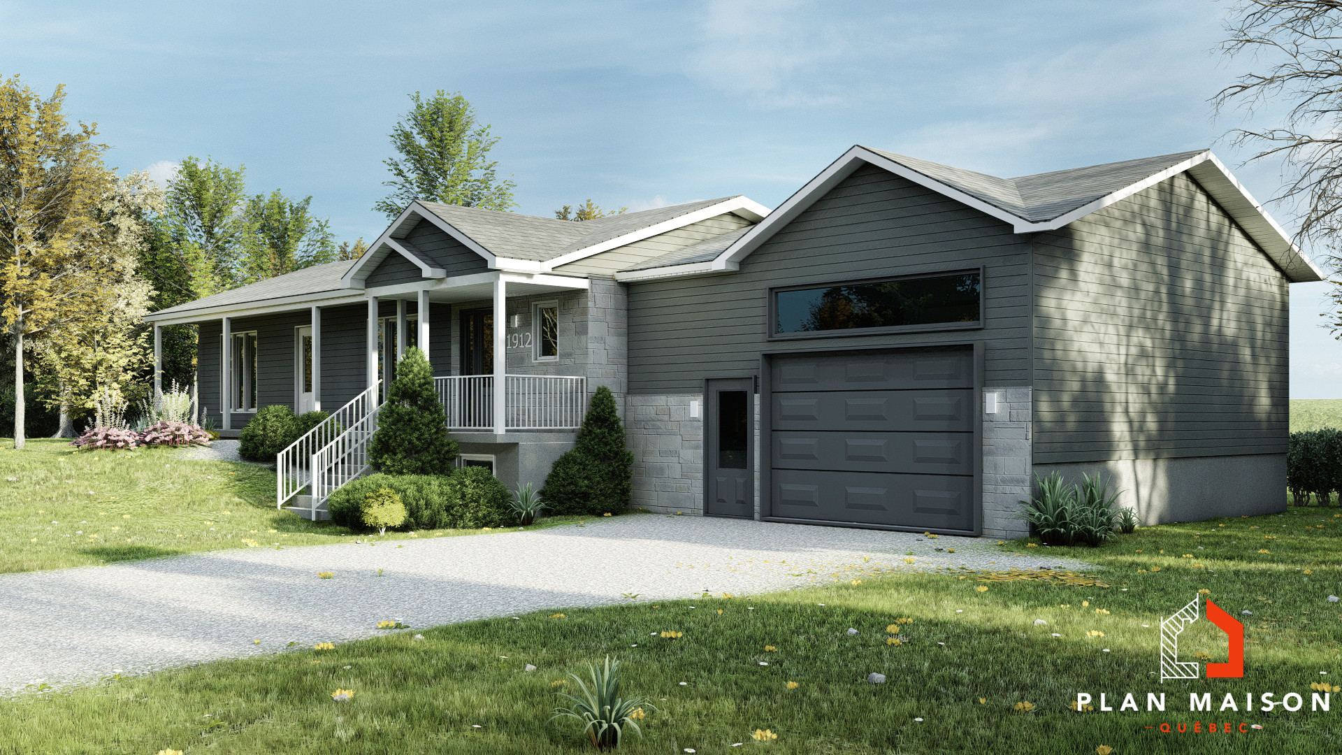 Plan de maison avec garage Dollard des Ormeaux Plan Maison Québec